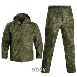 Veste militaire coquille entraînement uniforme de combat tactique coupe-vent + pantalon