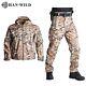 Vestes De Chasse Tactiques Uniforme De Camouflage De L'armée Vêtements Coupe-vent Pour Hommes Pantalon Militaire