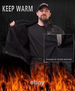 Vestes de chasse tactiques Uniforme de camouflage de l'armée Vêtements coupe-vent pour hommes Pantalon militaire