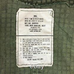 Vtg 80's Us Army Night Camouflage Desert Fish Tail Parka Jacket Pants Set S/m
