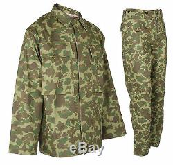 Ww2 Nous Marine Corps D'armée Du Pacifique Camouflage Veste Et Pantalon D'uniforme Set M