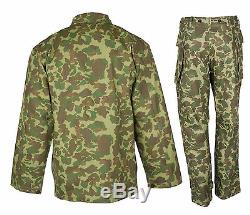 Ww2 Nous Marine Corps D'armée Du Pacifique Camouflage Veste Et Pantalon D'uniforme Set XXL